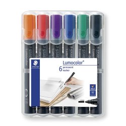 lumocolor MARKER perm 2mm 6 ass